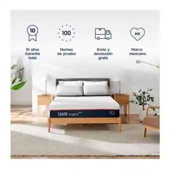 Sam's Club Colchón matrimonial luuna original plus oferta
