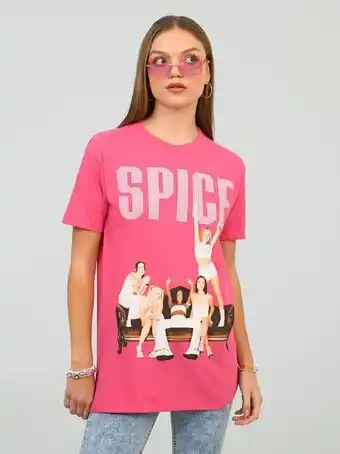 Cuidado con el Perro Playera estampado spice girls oferta