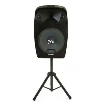 Bocina master 15" amplificada con tripie y microfono