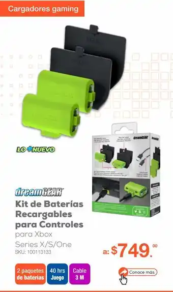 Kit de baterias recargables