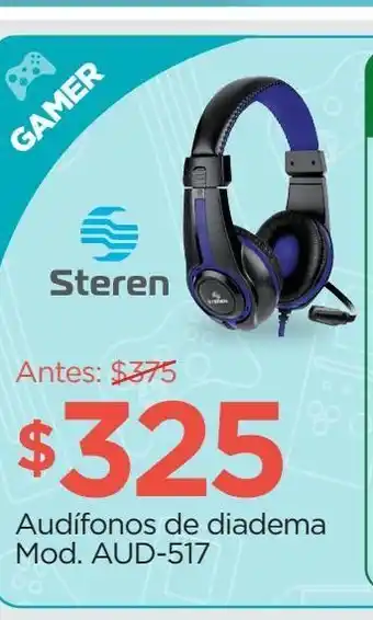 Headphones steren aud-517 gamers