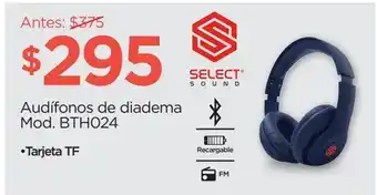 Audifonos select sound mod.bth024 blueto