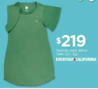 Chedraui Vestido everyday california da-m-01 ch-eg oferta