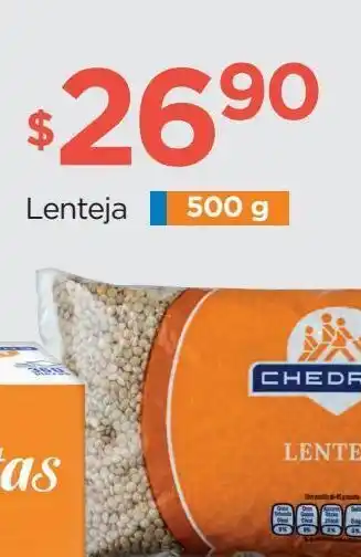 Lenteja chedraui 500g