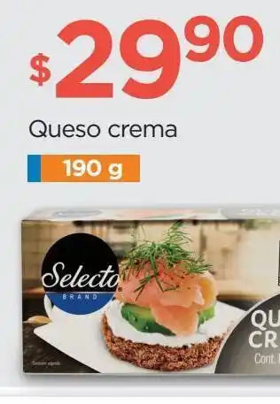 Queso crema selecto190 gr