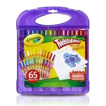 OfficeMax Set de mini crayones crayola twistables 65pzas oferta