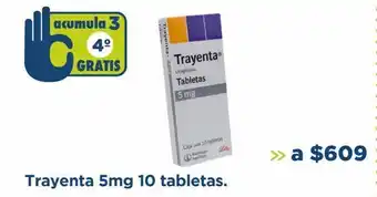 Farmacia San Pablo Trayenta 5mg 10 tabs oferta