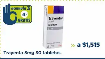 Trayenta 5mg 30 tabs