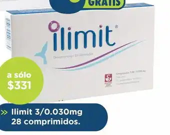 Farmacia San Pablo Ilimit 3/0.030mg 28 comprimidos oferta