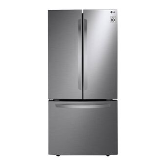 The Home Depot Refrigerador lg french door linear inverter con door cooling 25 pies - platino - lm65bgsk oferta