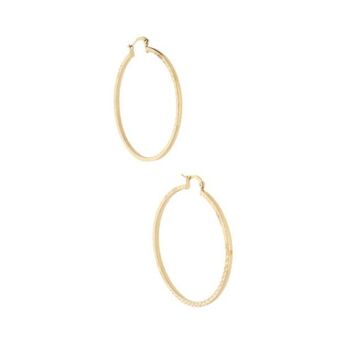 Nacional Monte de Piedad Arracadas labradas en oro amarillo 14 kilates. oferta