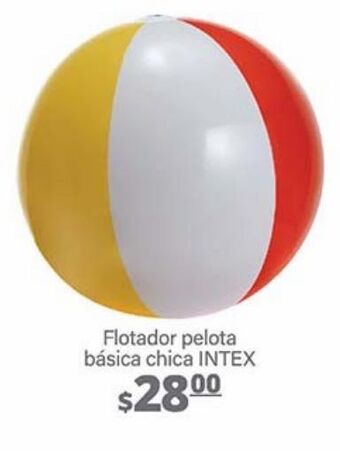 La Comer Flotador pelota básica chica intex oferta