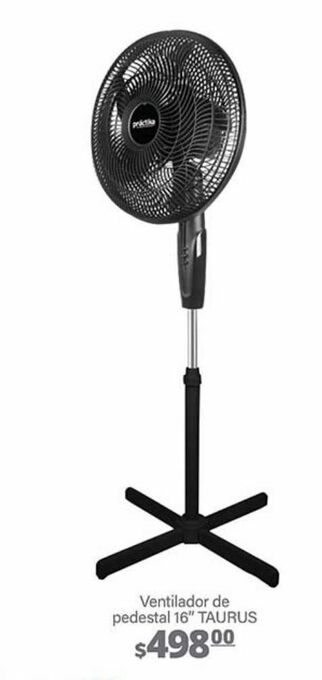 La Comer Ventilador de pedestal 16" taurus oferta