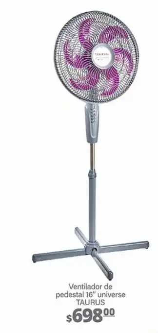 Ventilador de pedestal 16" universe taurus