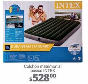 La Comer Colchón matrimonial básico intex oferta