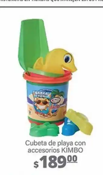 La Comer Cubeta de playa con accesorios kimbo oferta