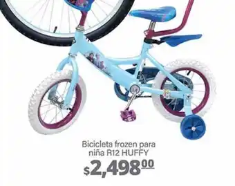 Bicicleta frozen para niña r12 huffy