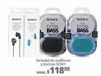 La Comer Audífonos y bocinas sony oferta