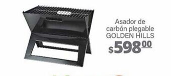 La Comer Asador de carbón plegable golden hills oferta