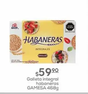 Galleta integral habaneras gamesa 468g