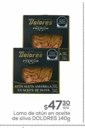 Lomo de atún en aceite dolores 140g