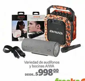 Audífonos y bocinas aiwa