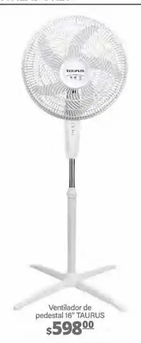 Ventilador de pedestal 16" taurus