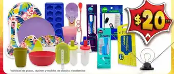 Bodega Aurrerá Variedad de platos, tazones y moldes oferta