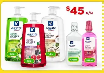 Bodega Aurrerá Jabón líquido equate 473ml oferta