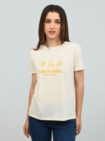 Cuidado con el Perro Playera manga corta estampada oferta