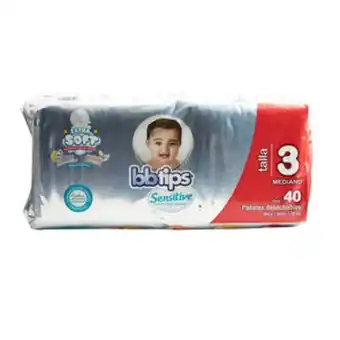 Farmacon Pañales bbtips etapa 3 40 unidades oferta