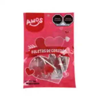 Deliciosas paletas de corazón 80g