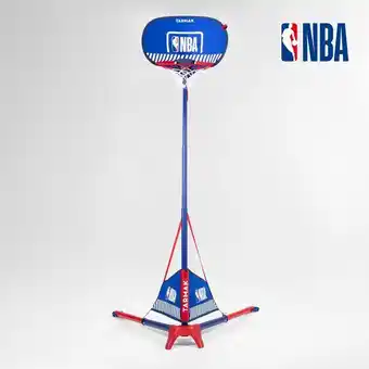 Canasta de básquetbol sobre soporte ajustable de 1 m a 1.80 m - hoop 500 easy nba