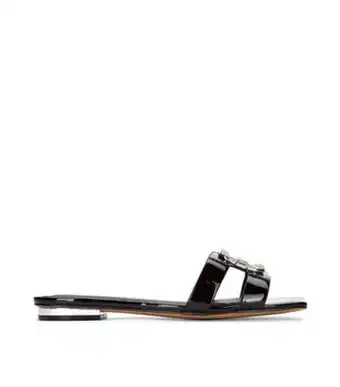 Aldo Sandalias planas negras riona mujer oferta