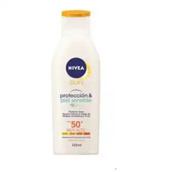 Protector solar nivea piel sensible 125 ml