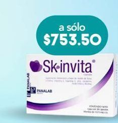 Farmacia San Pablo Sk-invita suplemento alimenticio antiedad 30 cápsulas caja oferta