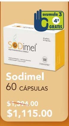 Farmacia San Pablo Sodimel antiedad 60 cápsulas caja oferta