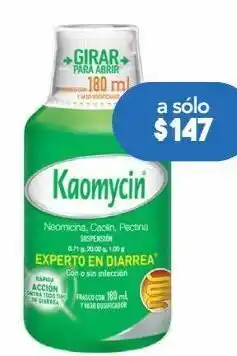 Farmacia San Pablo Kaomycin con neomicina 180 ml suspensión frasco dosificador neomicina 0.71 g oferta
