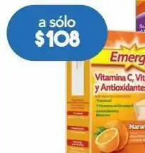Farmacia San Pablo Emergen-c vitamina c, b y antioxidantes sabor naranja suplemento alimenticio 10 polvo sobre oferta