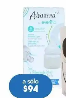 Farmacia San Pablo Evenflo advanced biberón de 2oz con mamila rounded light de válvula anticólicos de flujo lento 1 pieza caja oferta