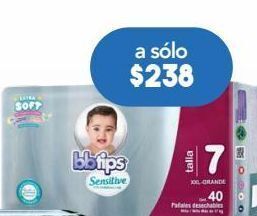Farmacia San Pablo Bbtips pañales unisex etapa 7 40 piezas bolsa oferta