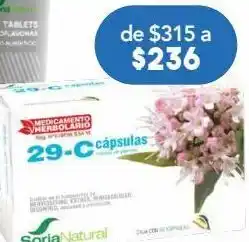 Farmacia San Pablo Soria natural 29-c medicamento herbolario 60 cápsulas caja valeriana officinalis 100 mg oferta