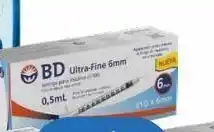 Farmacia San Pablo Bd ultra-fine jeringa para insulina u-100 0.5ml 31gx6mm 10 piezas jeringa oferta