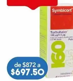 Farmacia San Pablo Symbicort polvo 60 polvo frasco dosificador budesónida 160 mcg fumarato de formoterol 4.5 mcg oferta