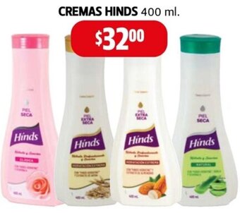 Cremas Hinds 400ml