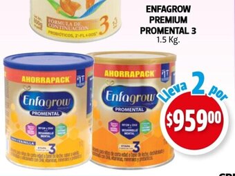 Farmacias Guadalajara Enfagrow Premium Promental 3 1,5kg oferta