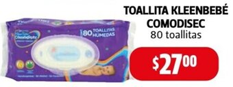 Farmacias Guadalajara Toallita Kleenbebé Comodisec 80 Toallitas oferta