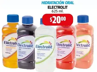 Farmacias Guadalajara Electrolit 625ml oferta