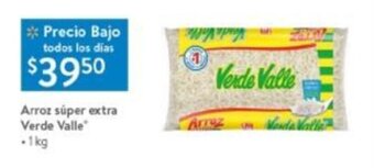 Arroz Súper Extra Verde Valle 1kg