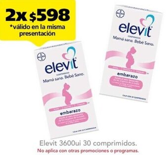 Farmacia San Pablo Elevit 3600ui 30 Comprimidos oferta